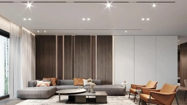 Home Space with Both Texture and Practicality