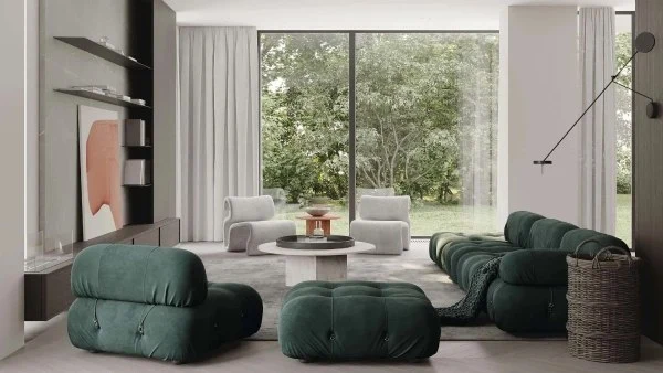 Natural Texture, Modern Minimalist Home Space