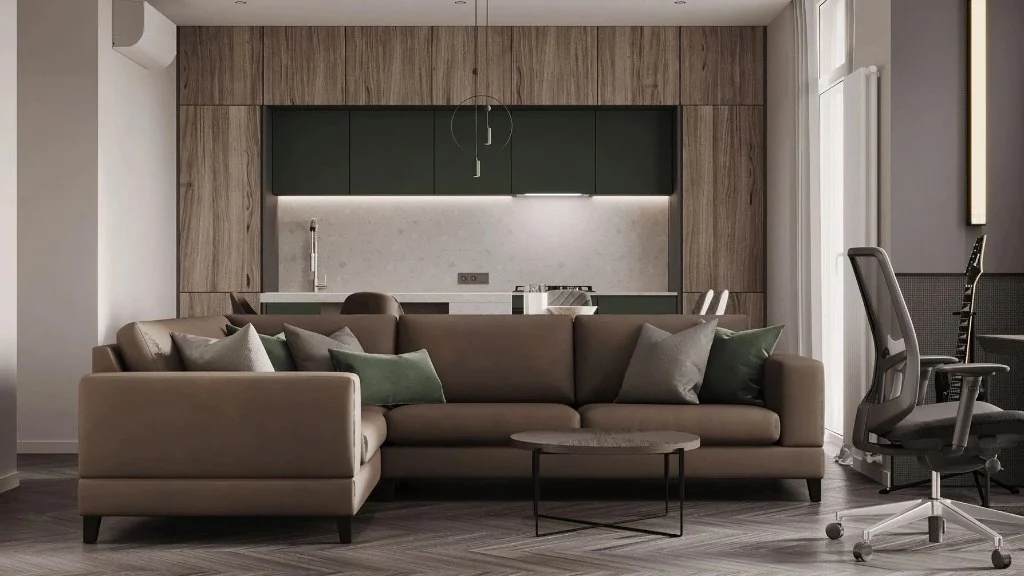 Modern Minimalist: Fusion of Comfort and Style living-room