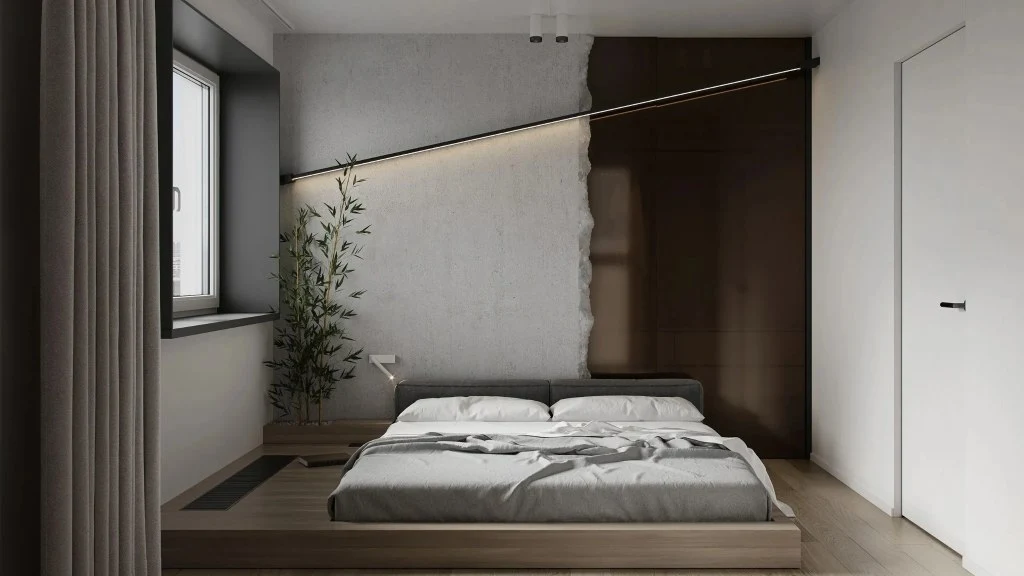 Simple Zen, Poetic Modern Home bedroom