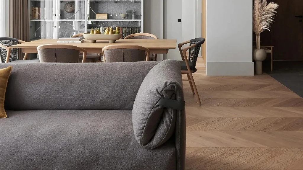 Natural Texture, Elegant Living Space living-room