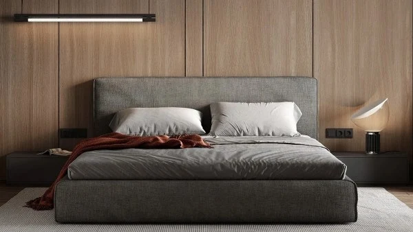 Warm Wood and Orange Light