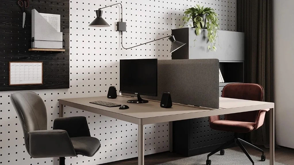 Quiet and High-end Sense of Modern Home study-room