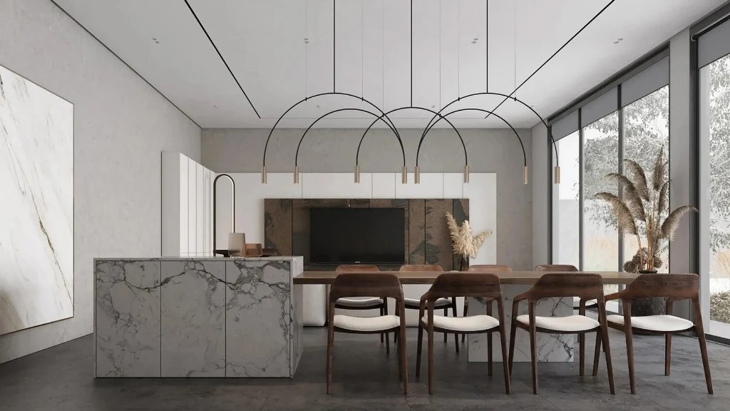 Building a Home with Diverse Styles dining-room