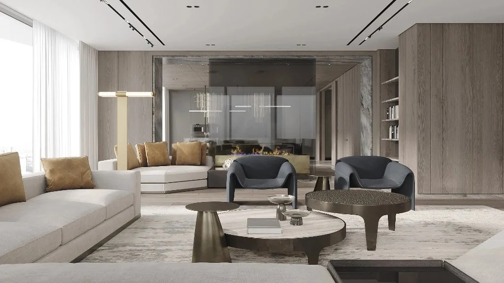 Collision of Diverse Styles living-room