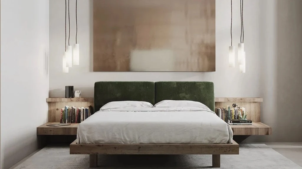 Integration of Natural Textures bedroom