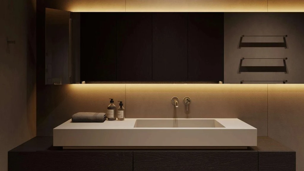 Eastern Modernism bathroom