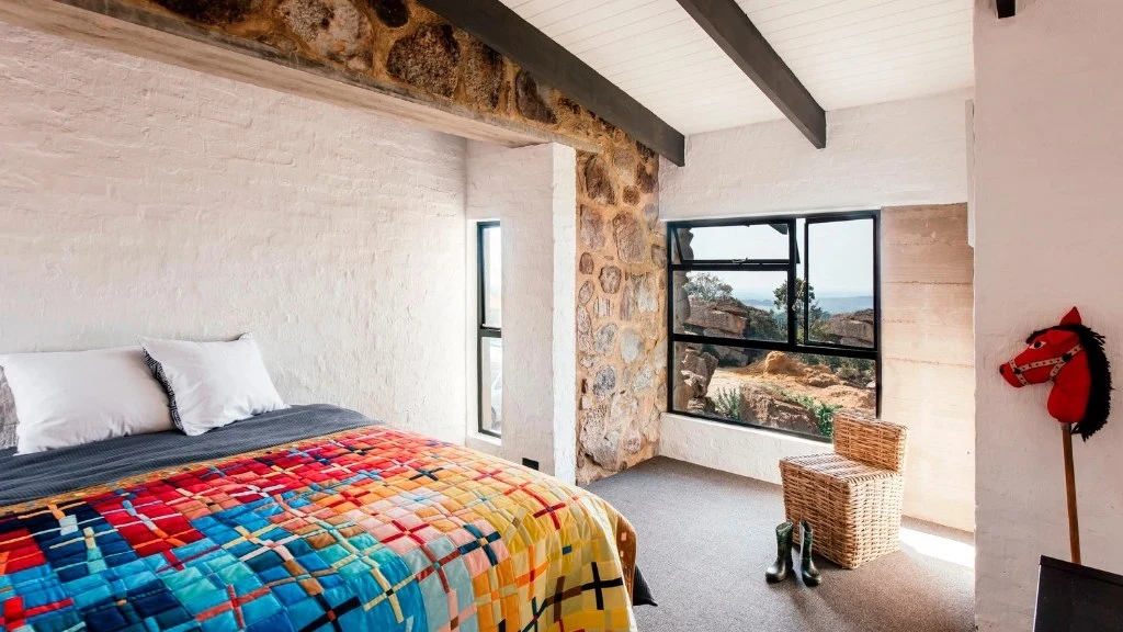 The Outdoor Peach bedroom