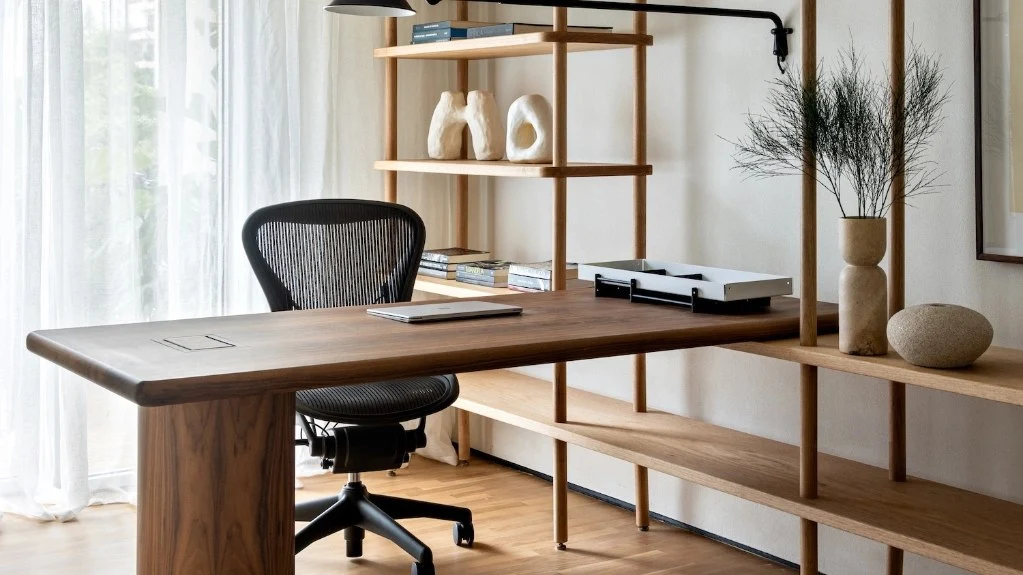 Minimalist Apartment study-room