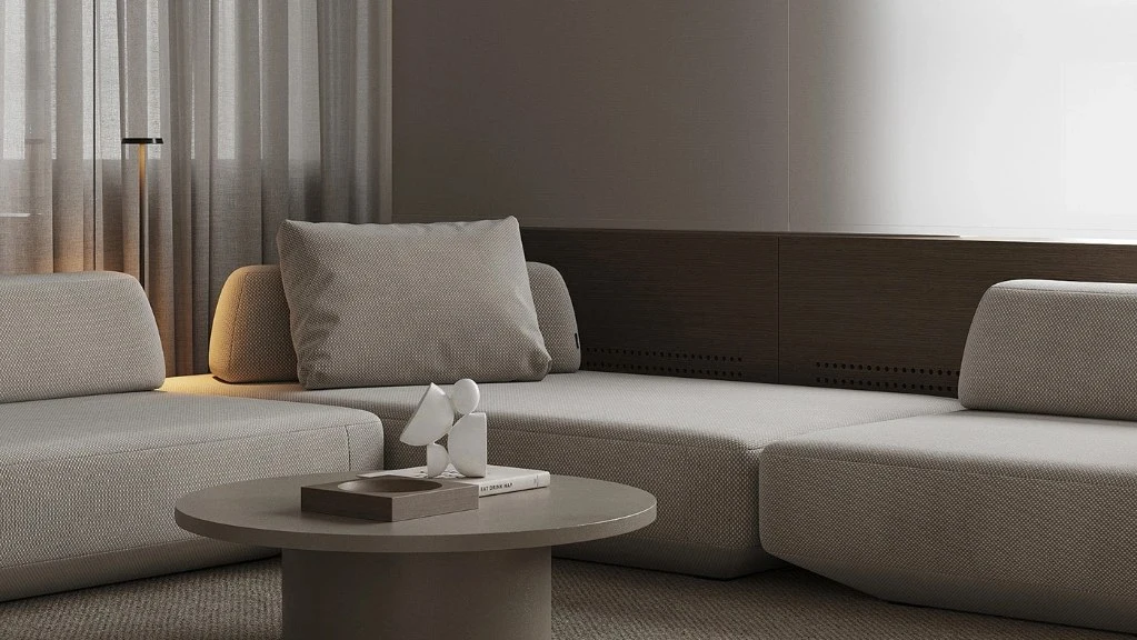 Freehand Minimalism | Elvira Poddubkova(LRMSXD0006RT)-Living room