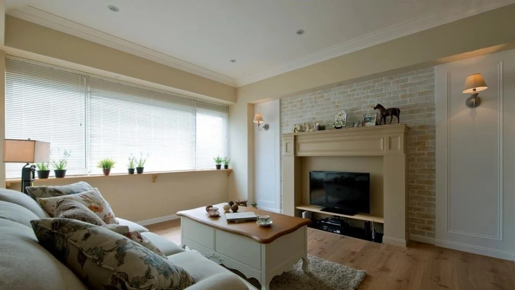 Activate the sense of space in the old house, a colorful and open American house.(LRMSXD0151RT)-Living room