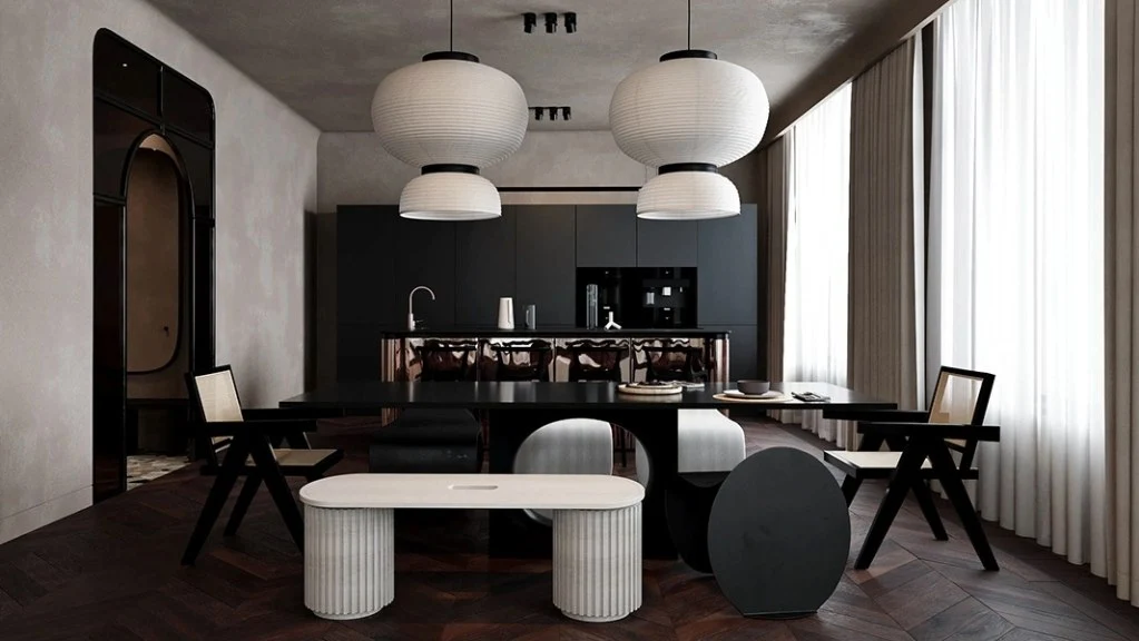 Private Residence dining-room