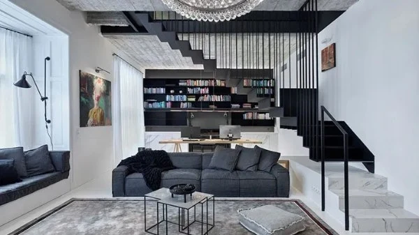 Monochrome Loft Living(DRMSXD0012RT)-Living room