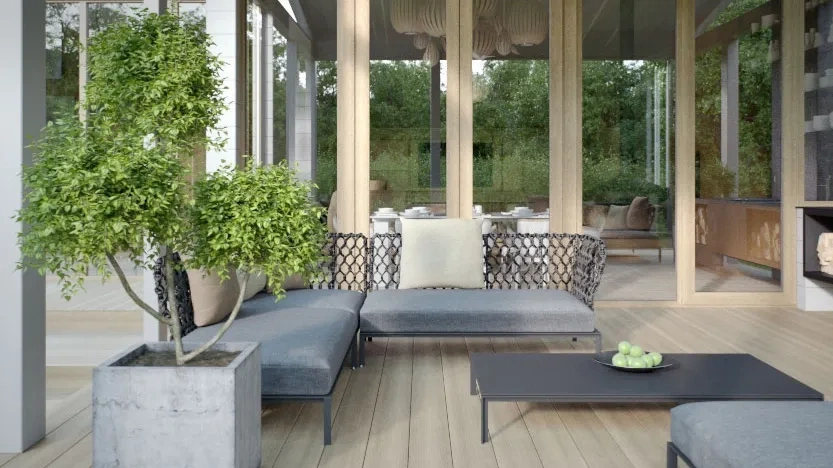 Minimalist House yard