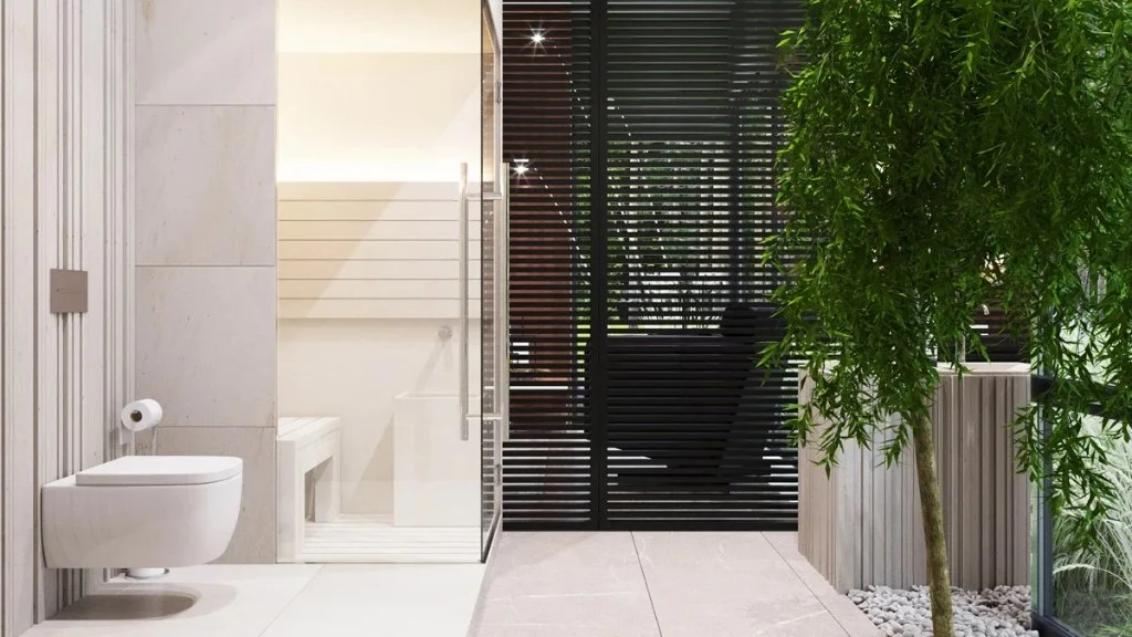 Modern Villa bathroom