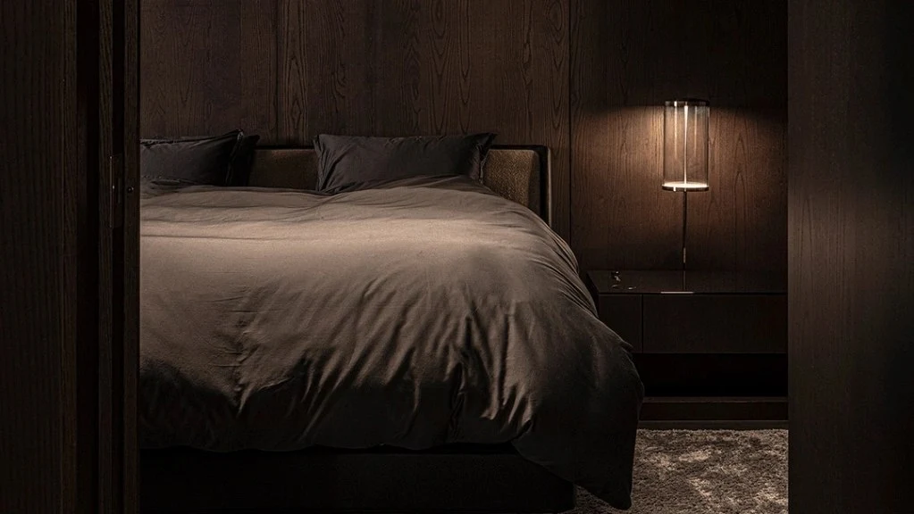 Wood House bedroom