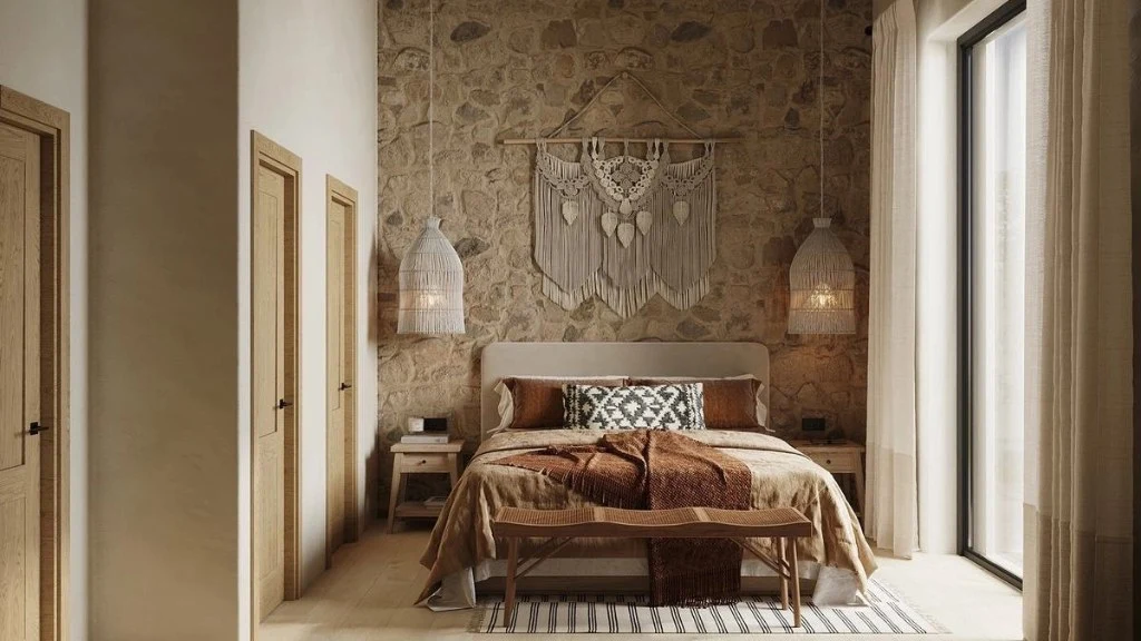 Rustic bedroom