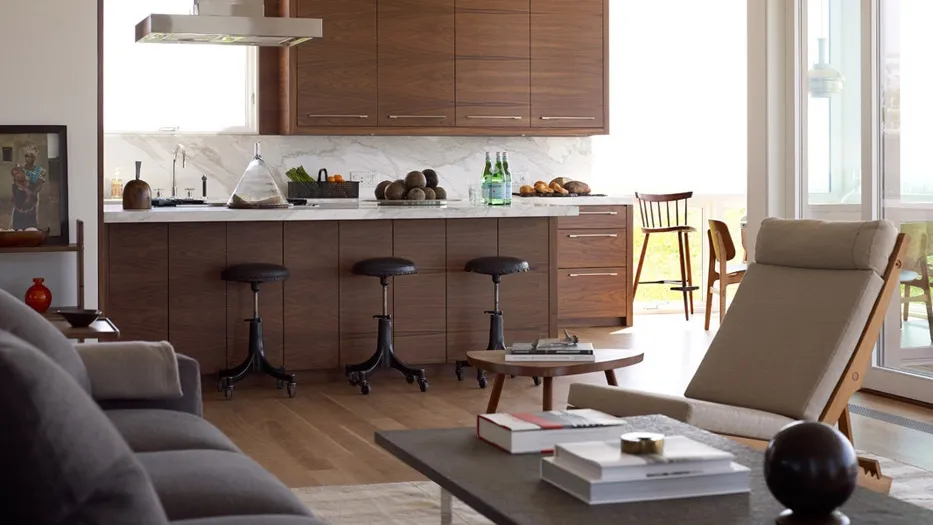 Modernist Minimalist Residence Living room 2