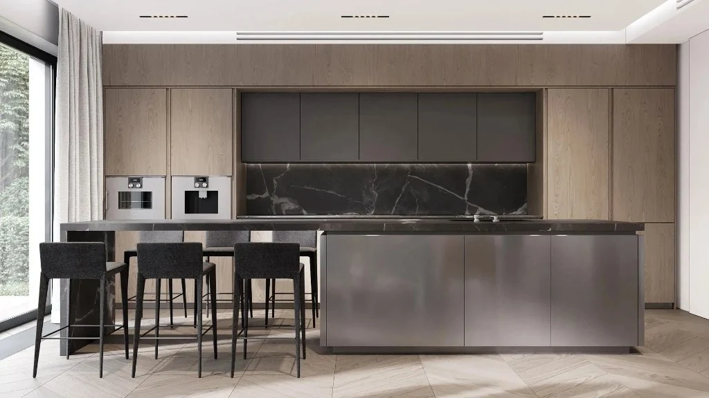 Less Decorative kitchen