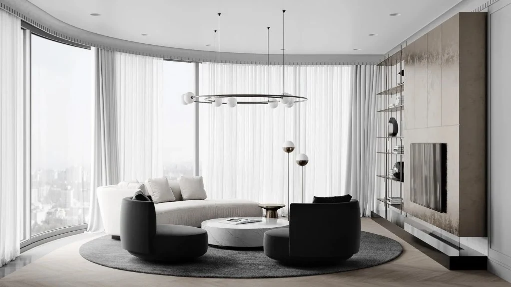 Light Texture living-room