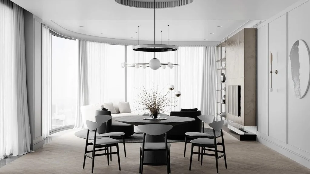 Light Texture dining-room