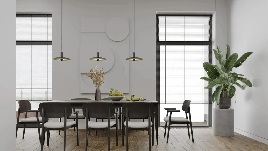 Multicolored dining-room