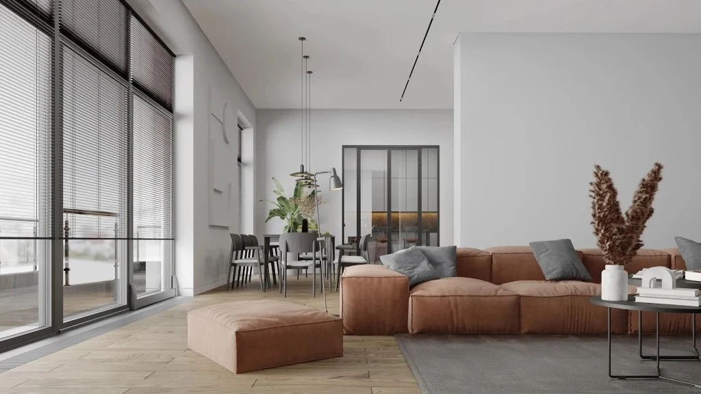 Multicolored living-room