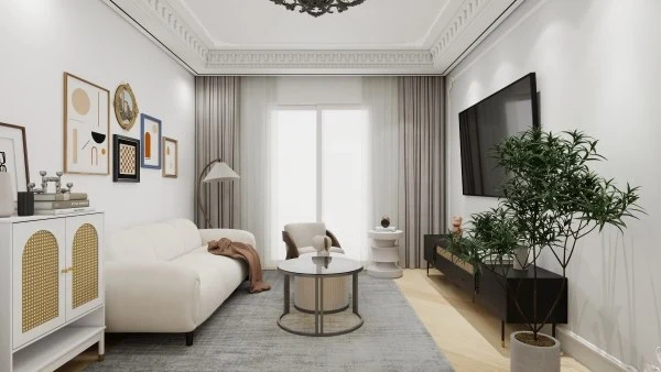 An Elegant and Relaxed Cottage-French Style