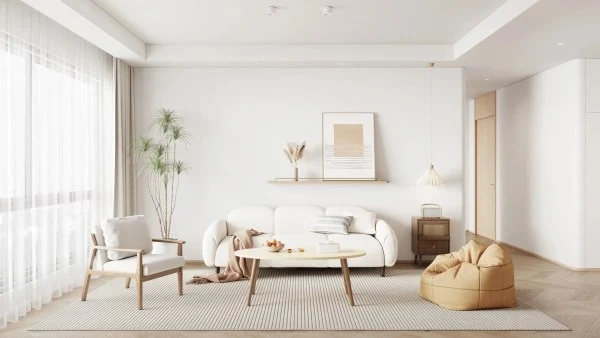 A Soft-Healing Capsule-Cream Style(LRNSBO0061)-Living room