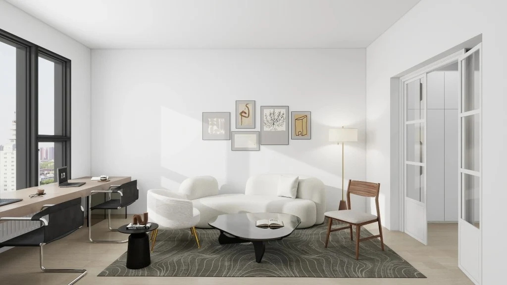 Simple-White Prologue living-room