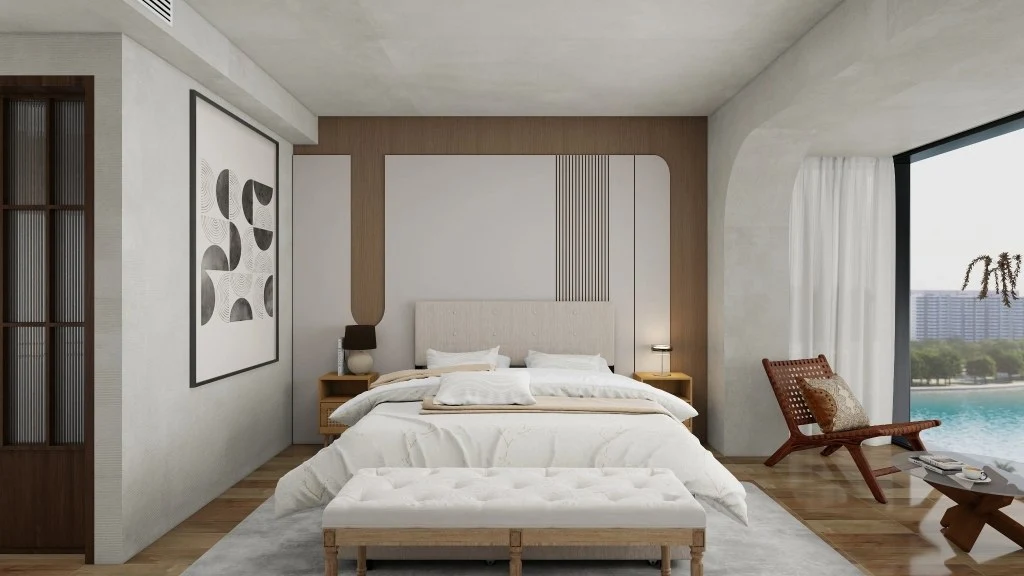 A Natural & Relaxed Sanctuary-Wabi-Sabi(LRWSCZ0001)-Living room
