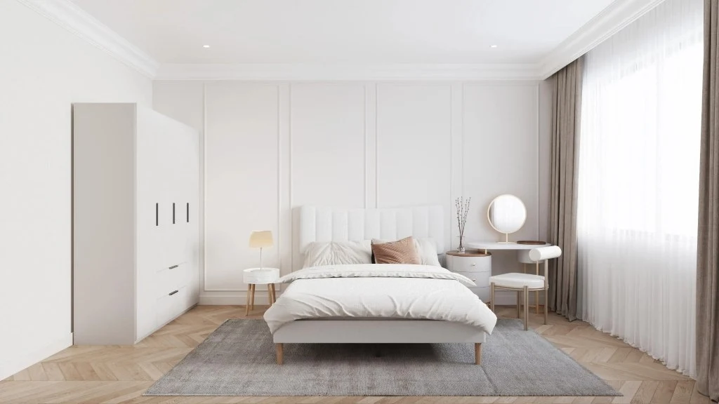 A Gentle Lazy Nest in the City-French Cream Style(LRSSJY0170)-Living room