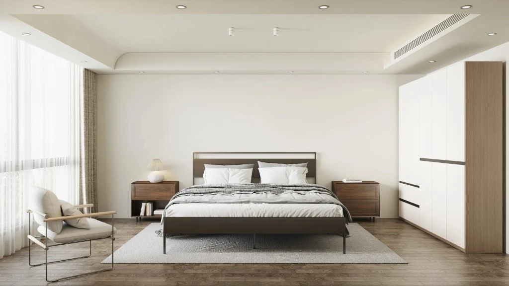Simple Cream Style-A Quiet Breathing Space(LRSSJY0171)-Living room