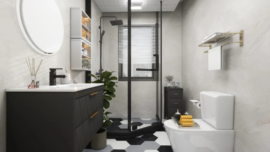 Blend of Elegance and Luxury bathroom