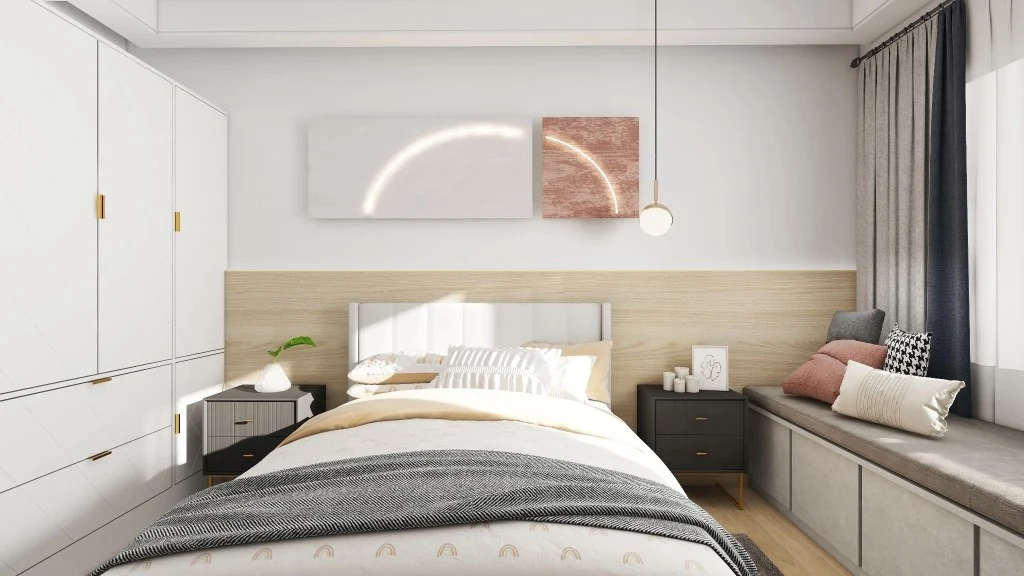 Modern Elegant Quietness-Poetic Narrative bedroom
