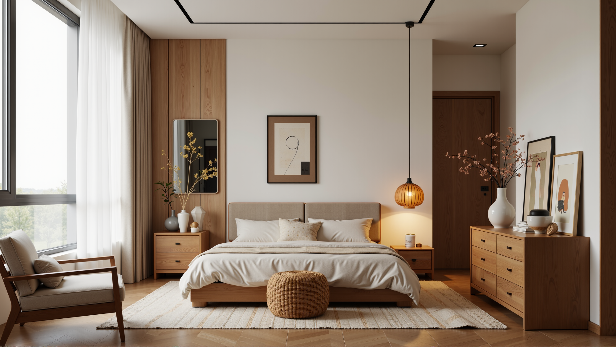 Japandi Bedroom Ideas: Elevate with Calm Traditional Japanese Minimalism