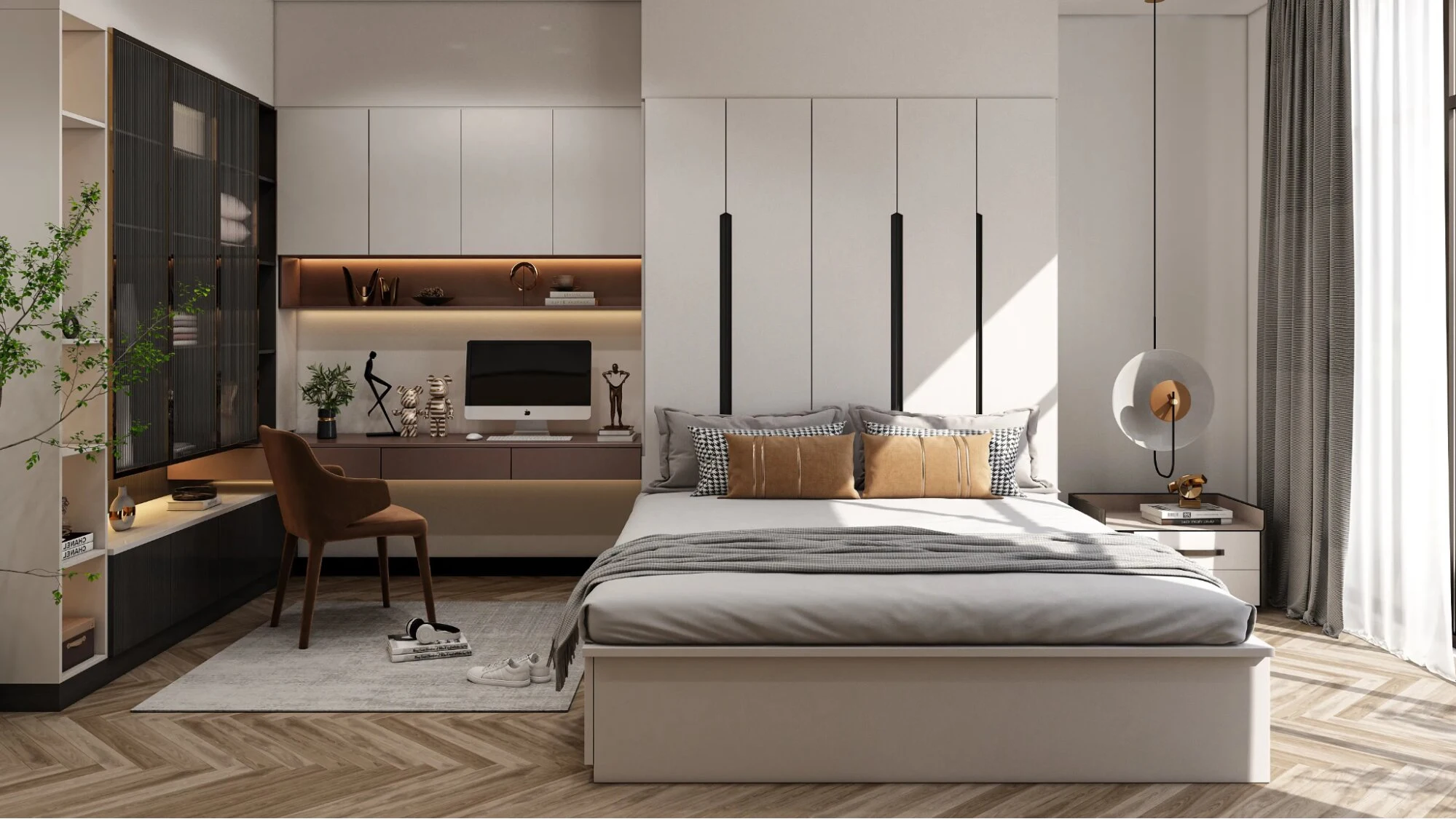 12 Best Modern Home Office Guest Room Ideas content 12