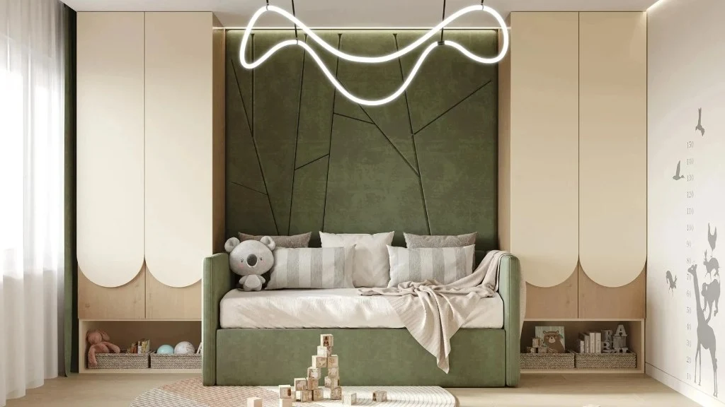 Modern Light Luxury Home kids-bedroom