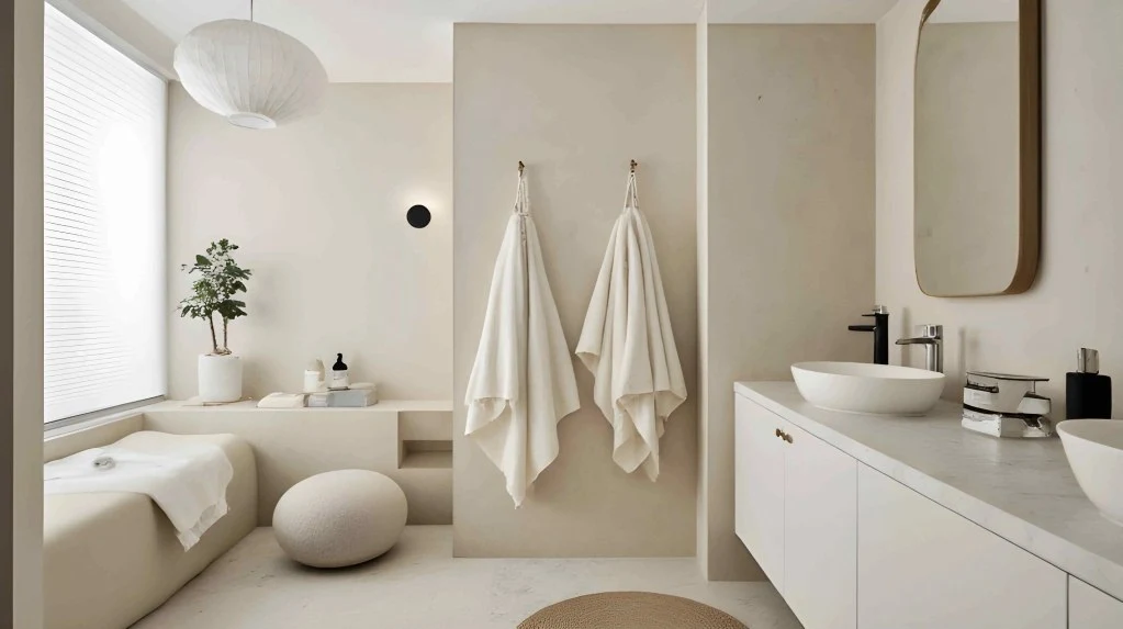 Healing-Style Bathroom Space bathroom