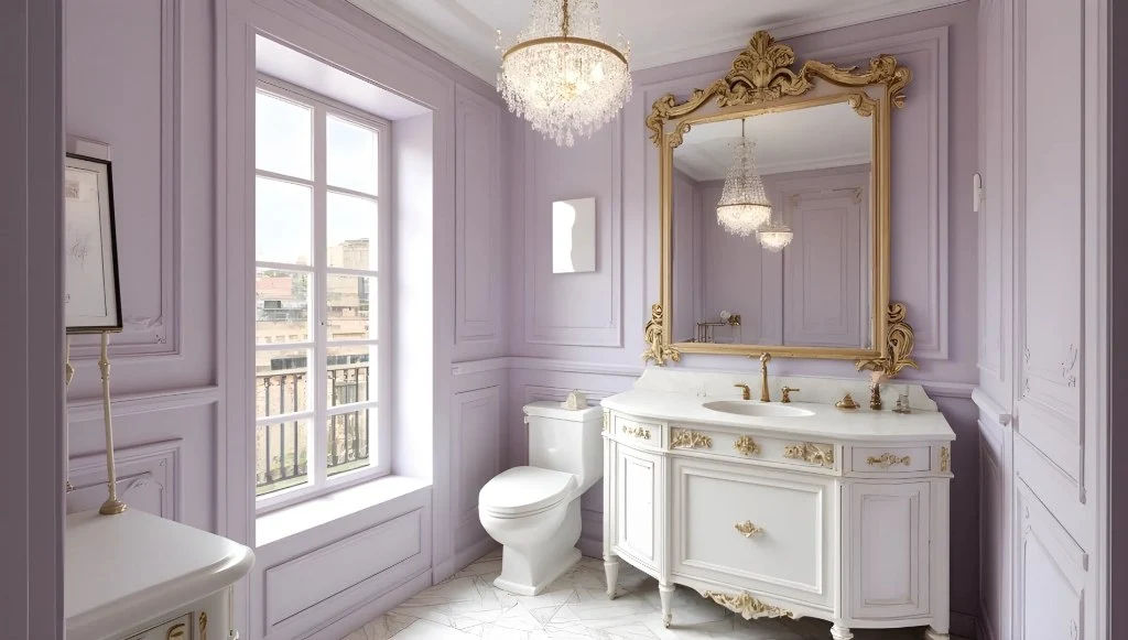 French Elegant Bathroom: Romantic Daily Life bathroom