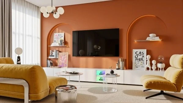 Warm Orange Artistic Realm