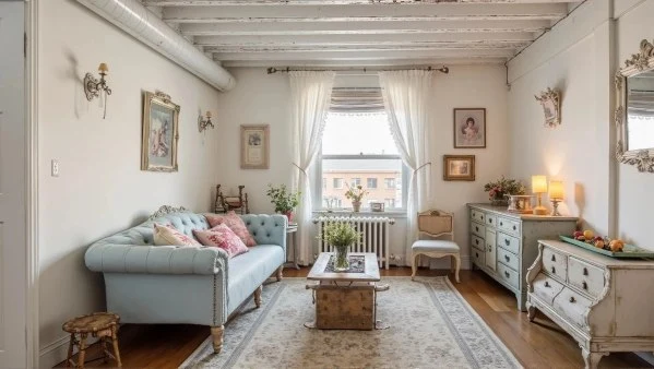 French Country: Romantic and Cozy Living Room