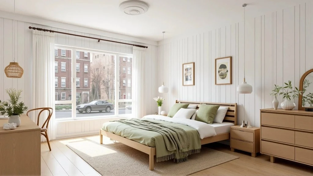 Warm Wood and Heart-Warm Bedroom bedroom