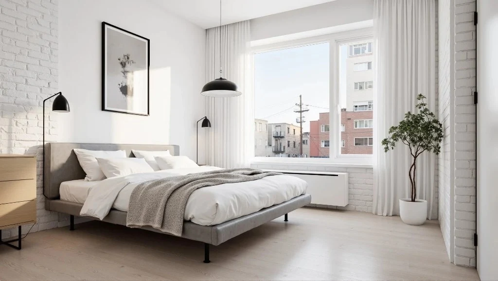 Quiet and Elegant Livable Space bedroom