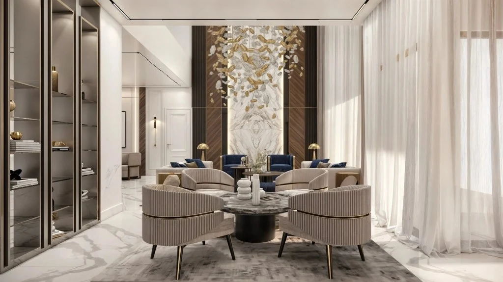 Modern Exquisite Living Room Space living-room