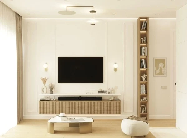 Apartment Design in Tbilisi(LRALQS0023)-Living room