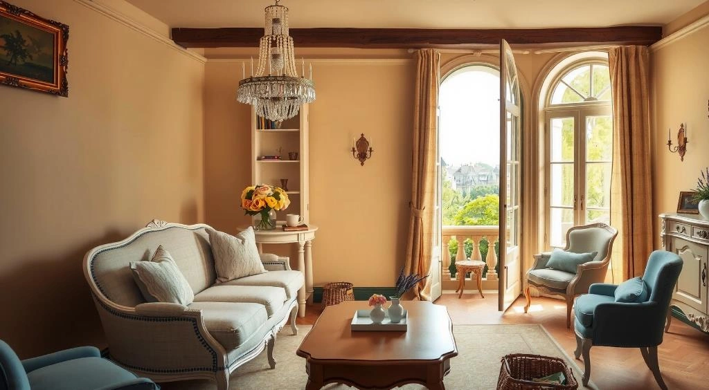 Connected living room and balcony design enhancing brightness in a small apartment.