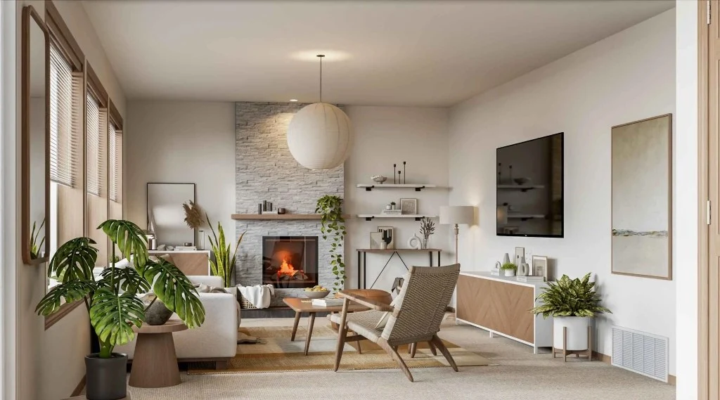 Boho style living-room