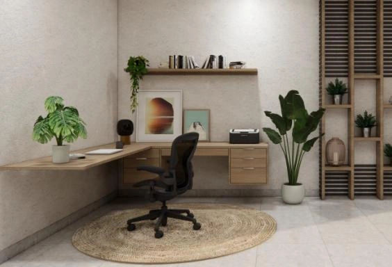 L-shaped corner desk