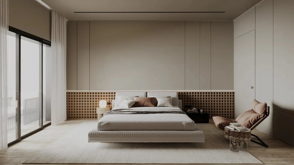 Timeless Harmony: A Modern Classic Open-Concept Living Space(LRALQS0061)-Living room